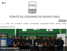 Tablet Screenshot of basket-essonne.fr